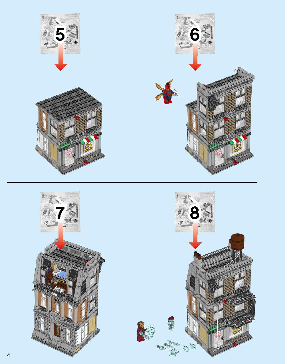 ドクター・ストレンジの神聖な館での戦い 76108 レゴの商品情報 レゴの説明書・組立方法 4 page