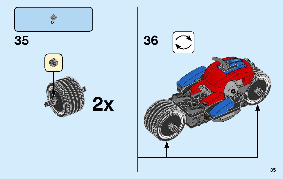 Spider-Man Bike Rescue 76113 LEGO information LEGO instructions 35 page
