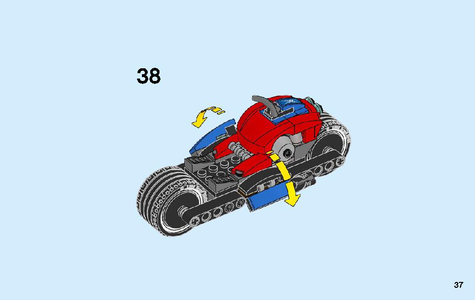 Spider-Man Bike Rescue 76113 LEGO information LEGO instructions 38 page /  Brick Mecha