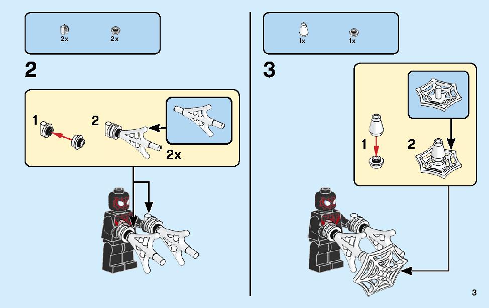 Spider-Man Bike Rescue 76113 LEGO information LEGO instructions 3 page