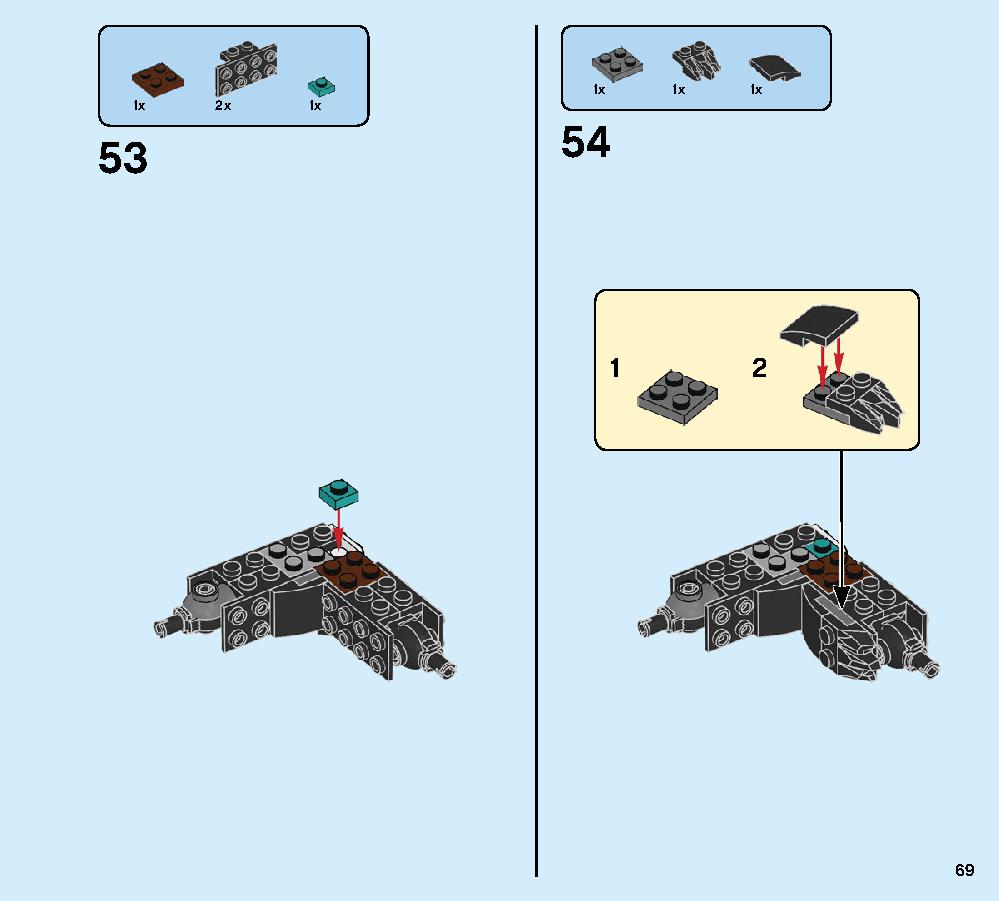 Spider Mech vs. Venom 76115 LEGO information LEGO instructions 69 page