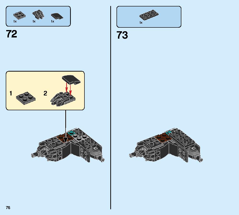 Spider Mech vs. Venom 76115 LEGO information LEGO instructions 76 page