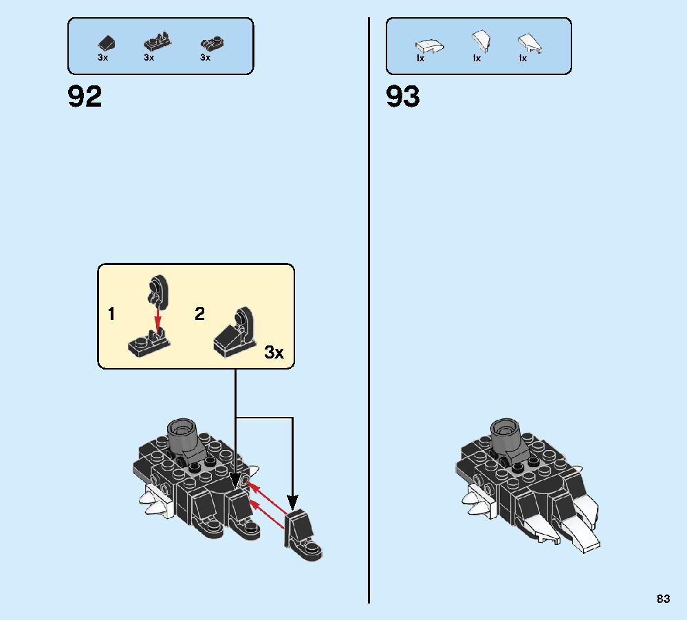 Spider Mech vs. Venom 76115 LEGO information LEGO instructions 83 page