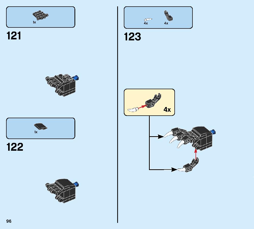 Spider Mech vs. Venom 76115 LEGO information LEGO instructions 96 page