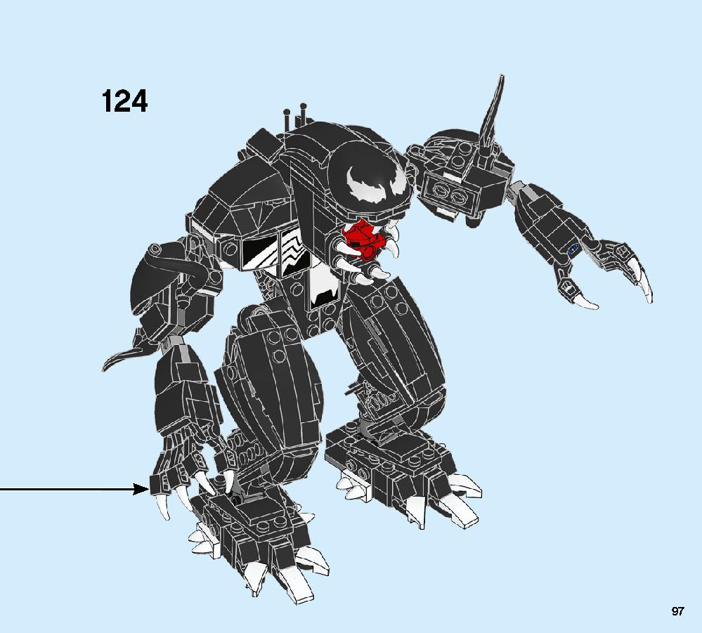 Spider Mech vs. Venom 76115 LEGO information LEGO instructions 97 page