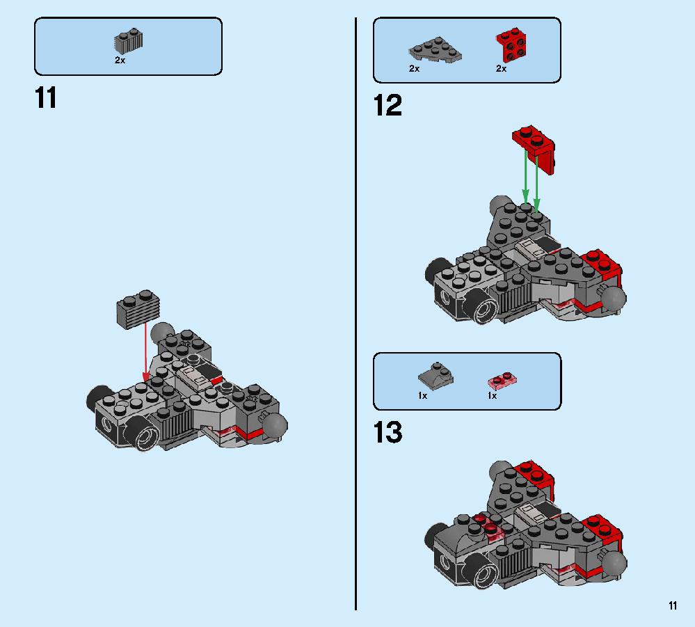 War Machine Buster 76124 LEGO information LEGO instructions 11 page
