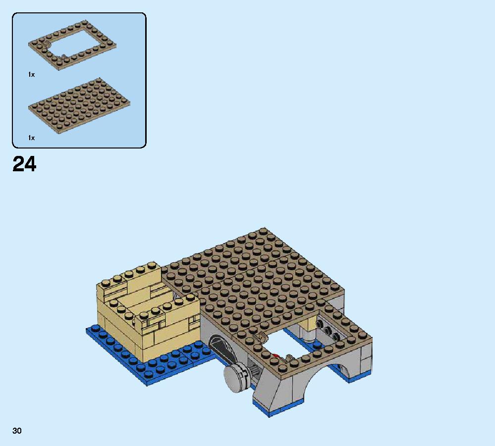 ハイドロマンの攻撃 76129 レゴの商品情報 レゴの説明書・組立方法 30 page