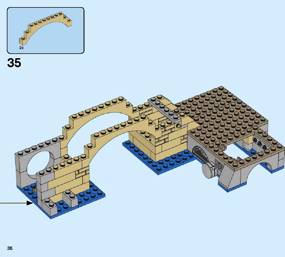 ハイドロマンの攻撃 76129 レゴの商品情報 レゴの説明書・組立方法 36 page