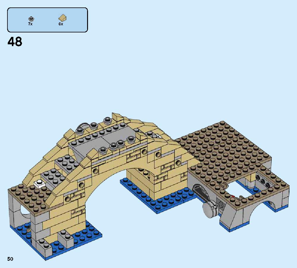 ハイドロマンの攻撃 76129 レゴの商品情報 レゴの説明書・組立方法 50 page