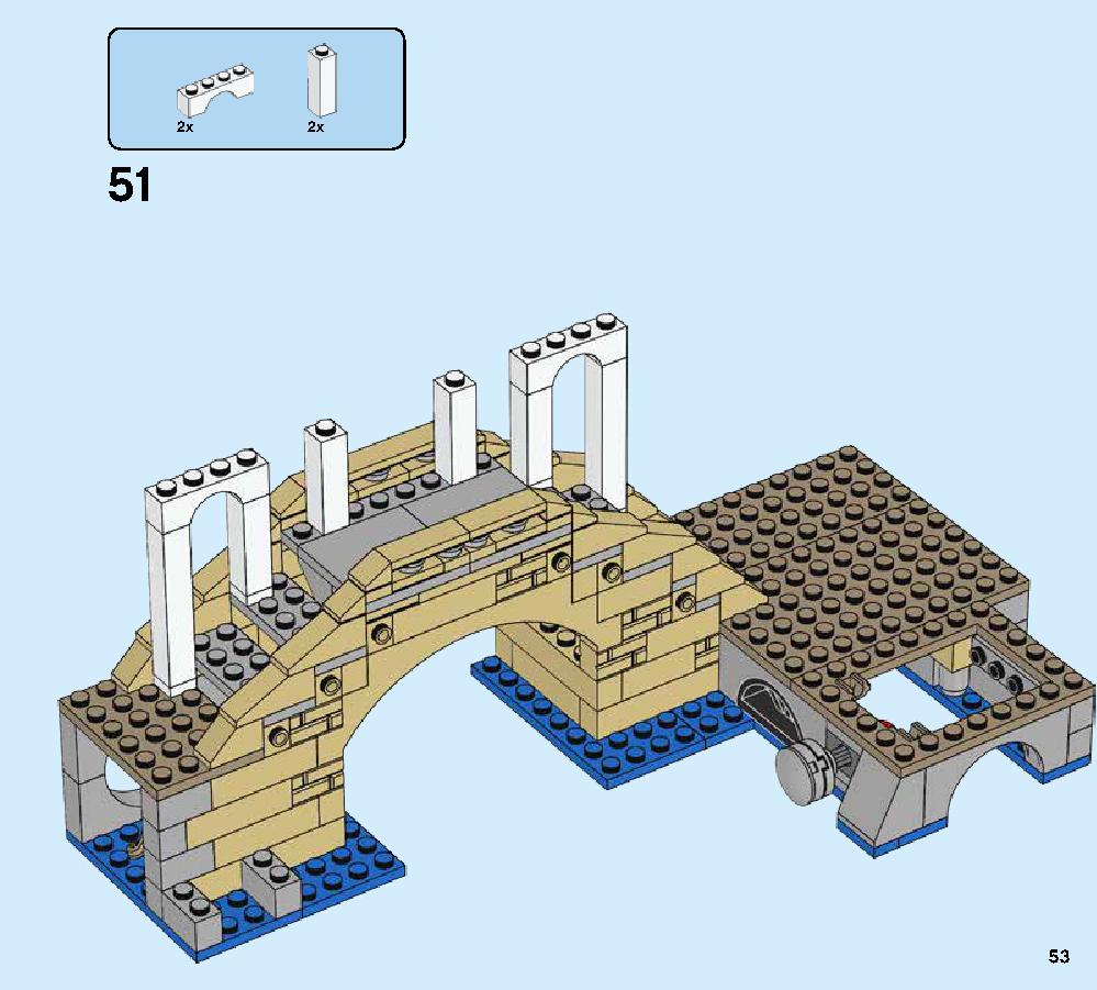 ハイドロマンの攻撃 76129 レゴの商品情報 レゴの説明書・組立方法 53 page