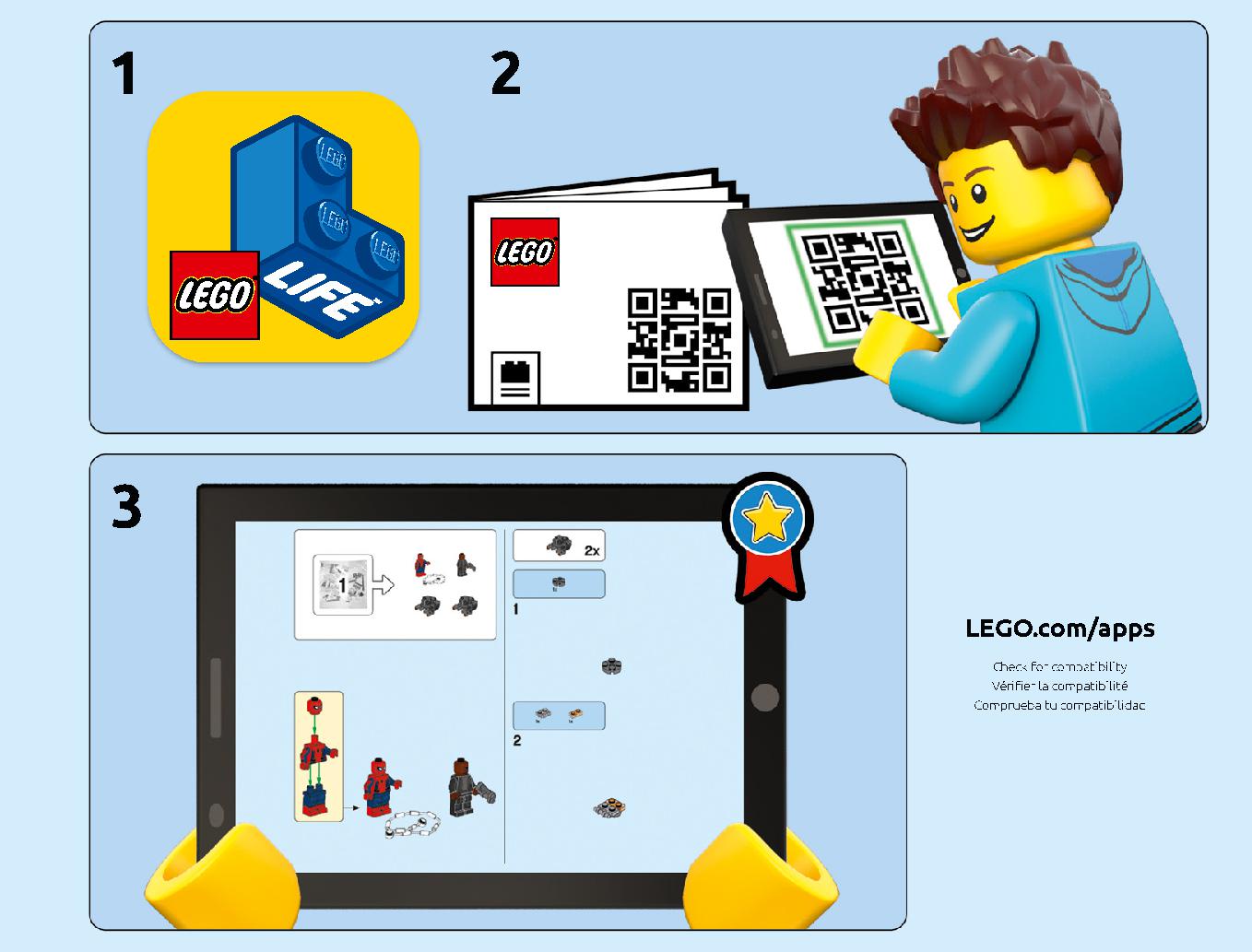 スタークジェットとドローン攻撃 76130 レゴの商品情報 レゴの説明書・組立方法 3 page