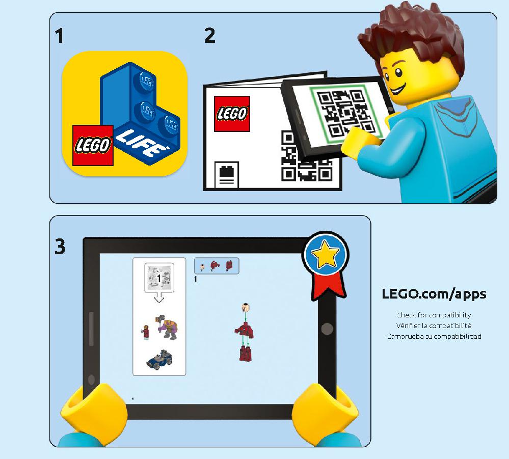 アベンジャーズ・コンパウンドでの戦い 76131 レゴの商品情報 レゴの説明書・組立方法 3 page