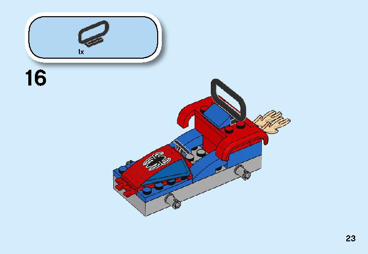 Spider-Man Car Chase 76133 LEGO information LEGO instructions 23 page