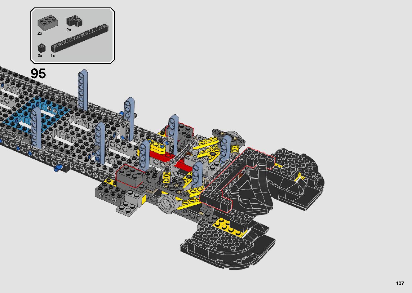 1989 Batmobile 76139 LEGO information LEGO instructions 107 page