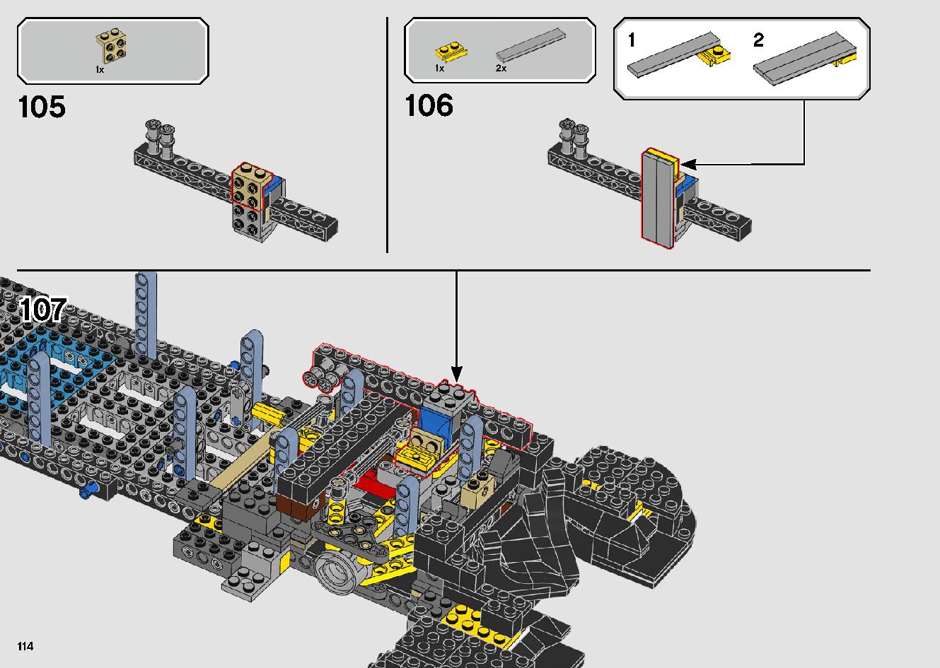 1989 Batmobile 76139 レゴの商品情報 レゴの説明書・組立方法 114 page