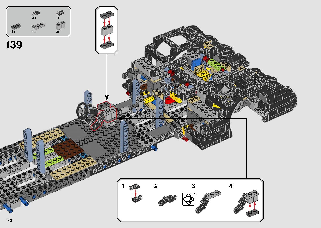 1989 Batmobile 76139 LEGO information LEGO instructions 142 page