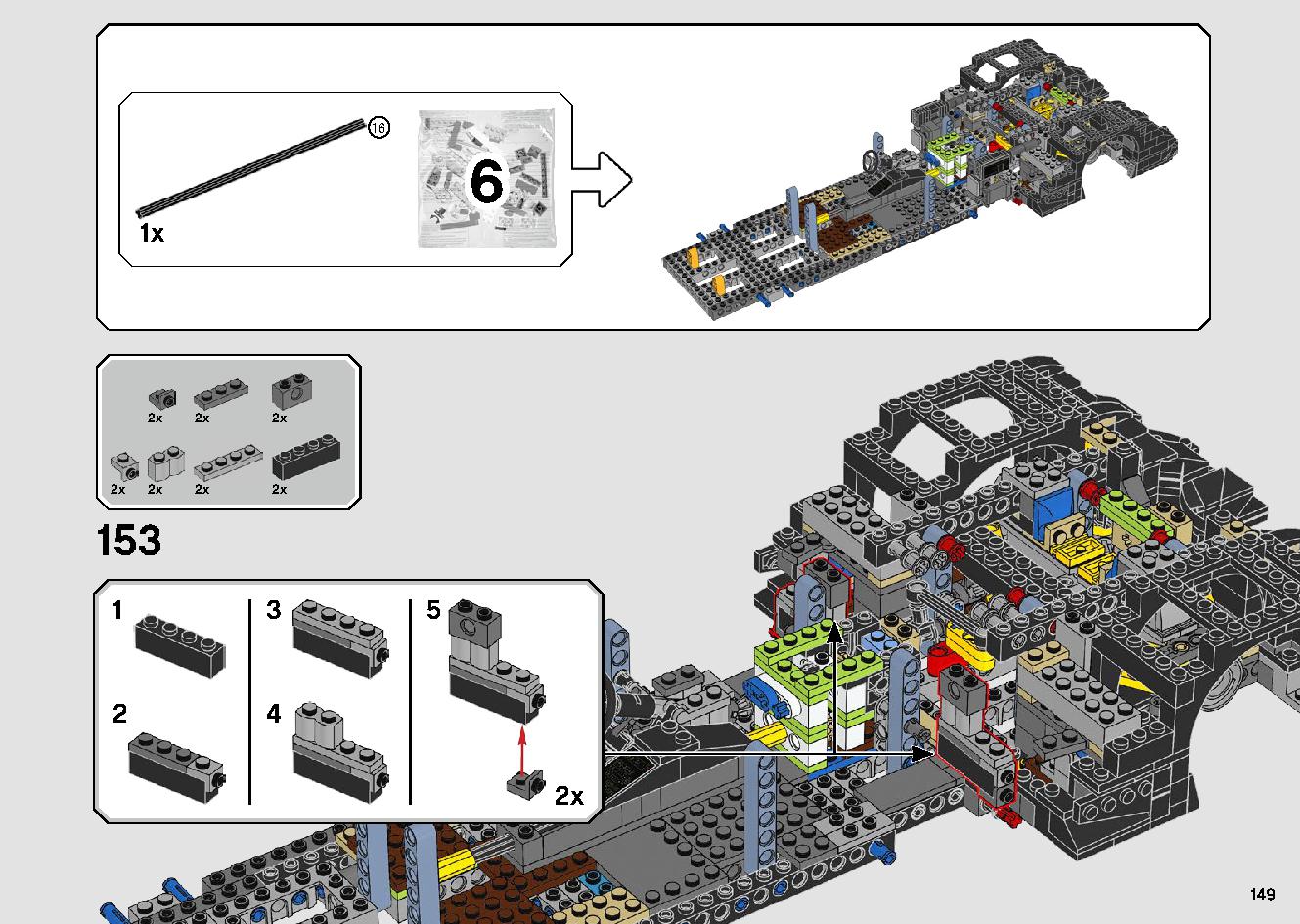 1989 Batmobile 76139 LEGO information LEGO instructions 149 page