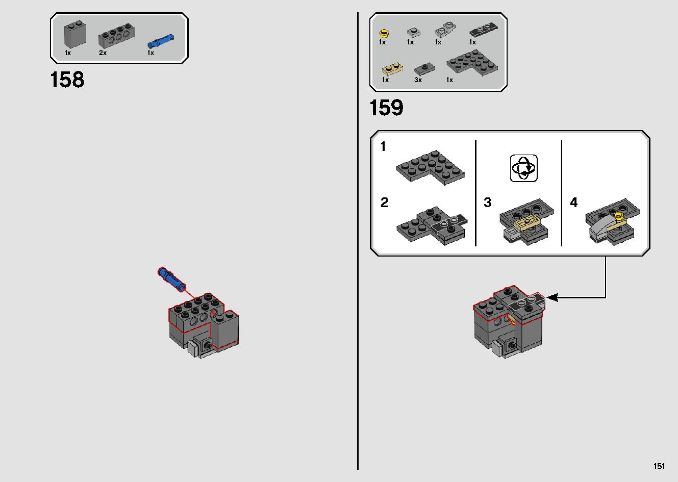 1989 Batmobile 76139 LEGO information LEGO instructions 151 page