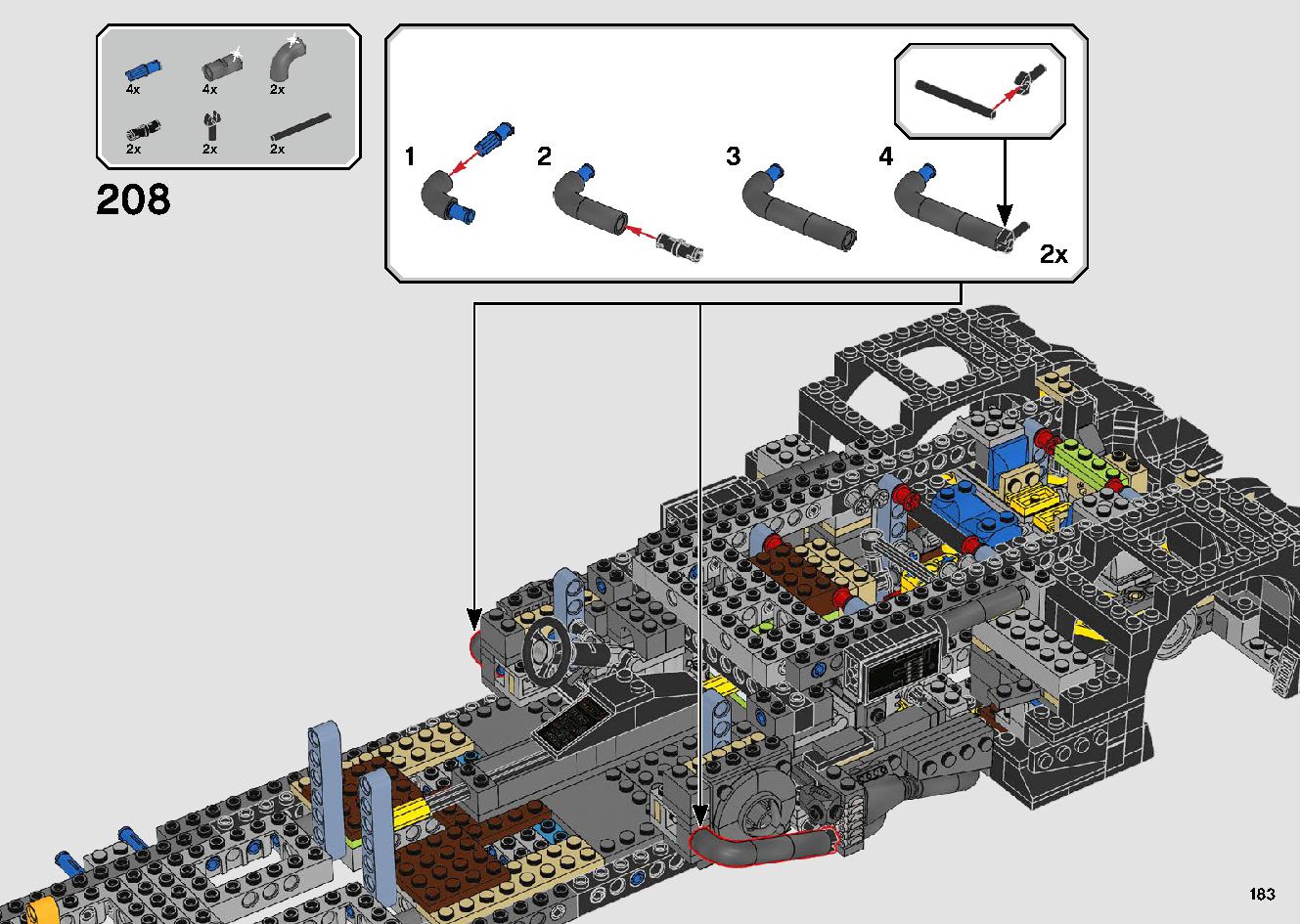 1989 Batmobile 76139 レゴの商品情報 レゴの説明書・組立方法 183 page