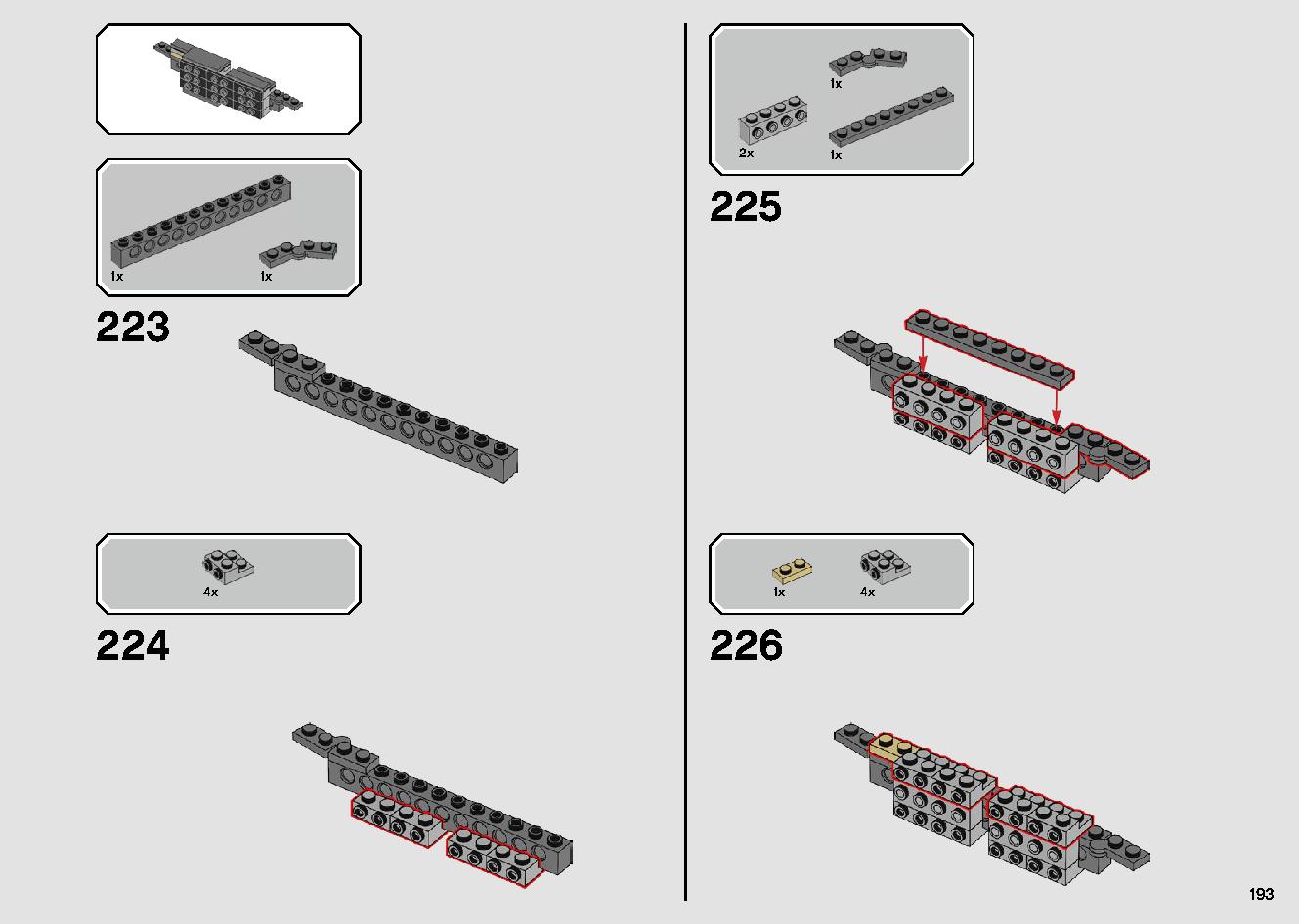 1989 Batmobile 76139 レゴの商品情報 レゴの説明書・組立方法 193 page