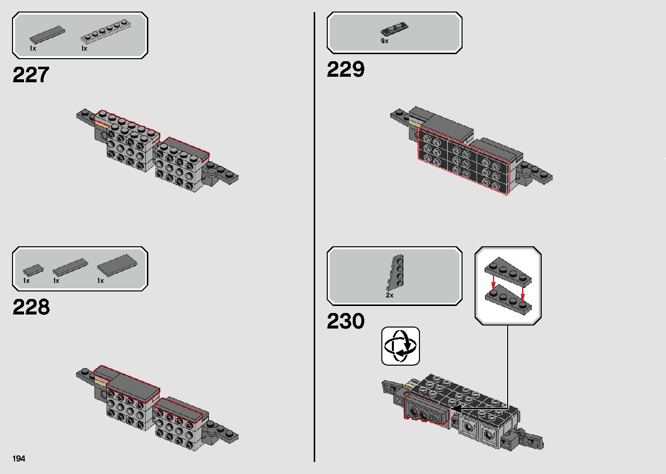 1989 Batmobile 76139 レゴの商品情報 レゴの説明書・組立方法 194 page