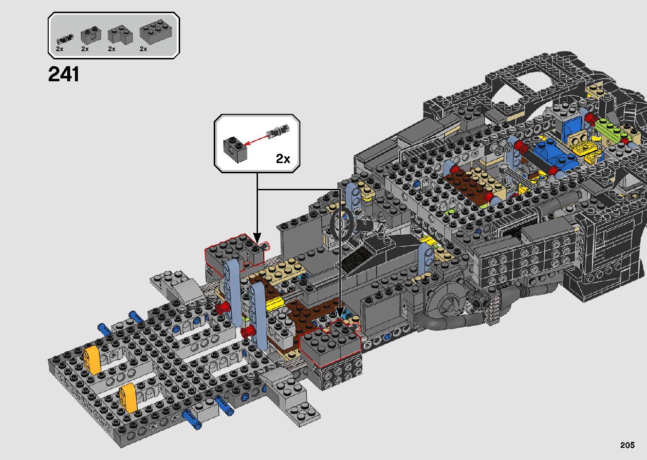 1989 Batmobile 76139 レゴの商品情報 レゴの説明書・組立方法 205 page
