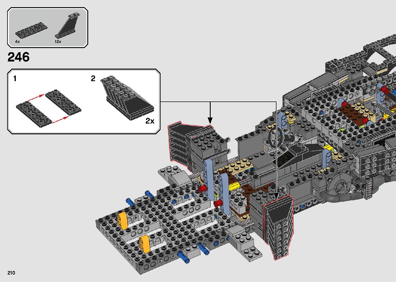 1989 Batmobile 76139 レゴの商品情報 レゴの説明書・組立方法 210 page