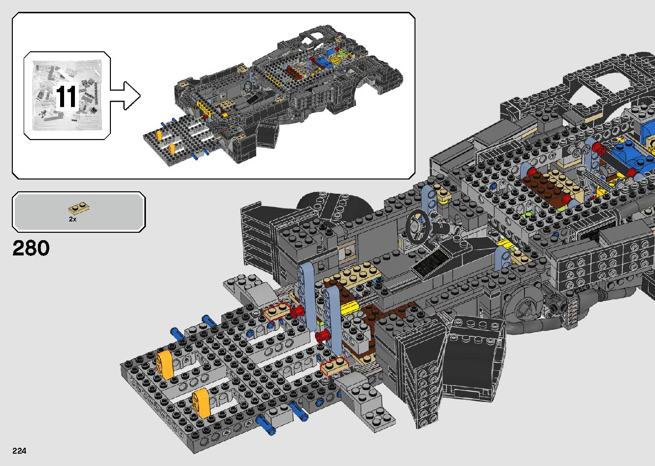 1989 Batmobile 76139 レゴの商品情報 レゴの説明書・組立方法 224 page