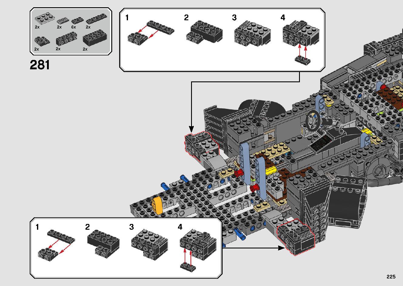 1989 Batmobile 76139 レゴの商品情報 レゴの説明書・組立方法 225 page