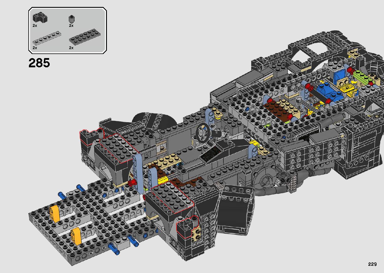1989 Batmobile 76139 レゴの商品情報 レゴの説明書・組立方法 229 page