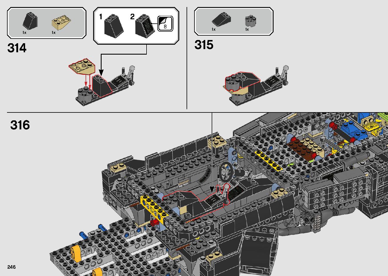 1989 Batmobile 76139 LEGO information LEGO instructions 246 page