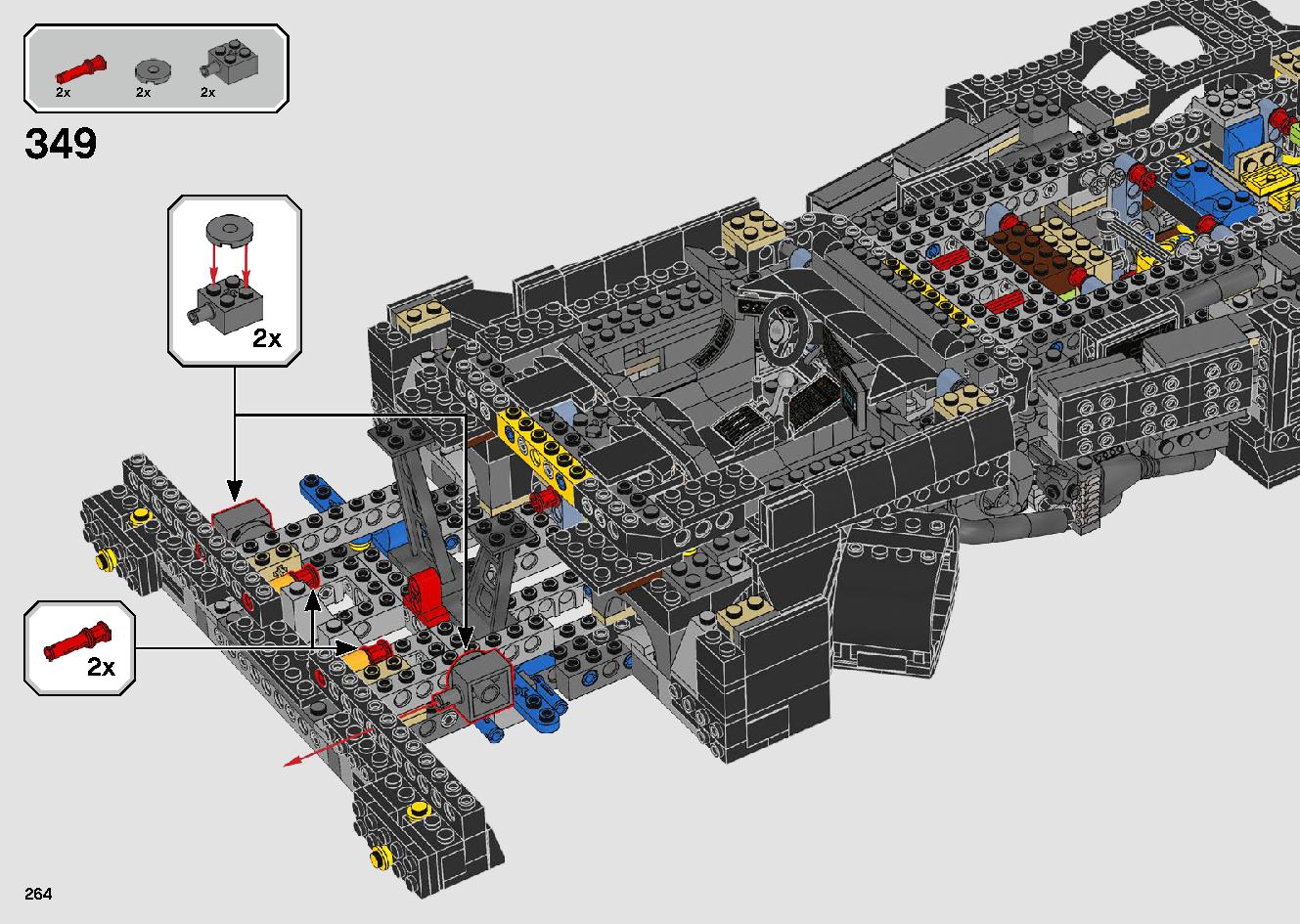 1989 Batmobile 76139 レゴの商品情報 レゴの説明書・組立方法 264 page