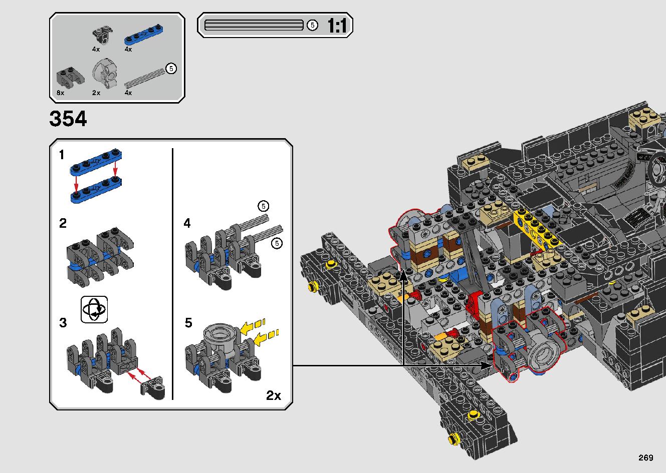 1989 Batmobile 76139 レゴの商品情報 レゴの説明書・組立方法 269 page