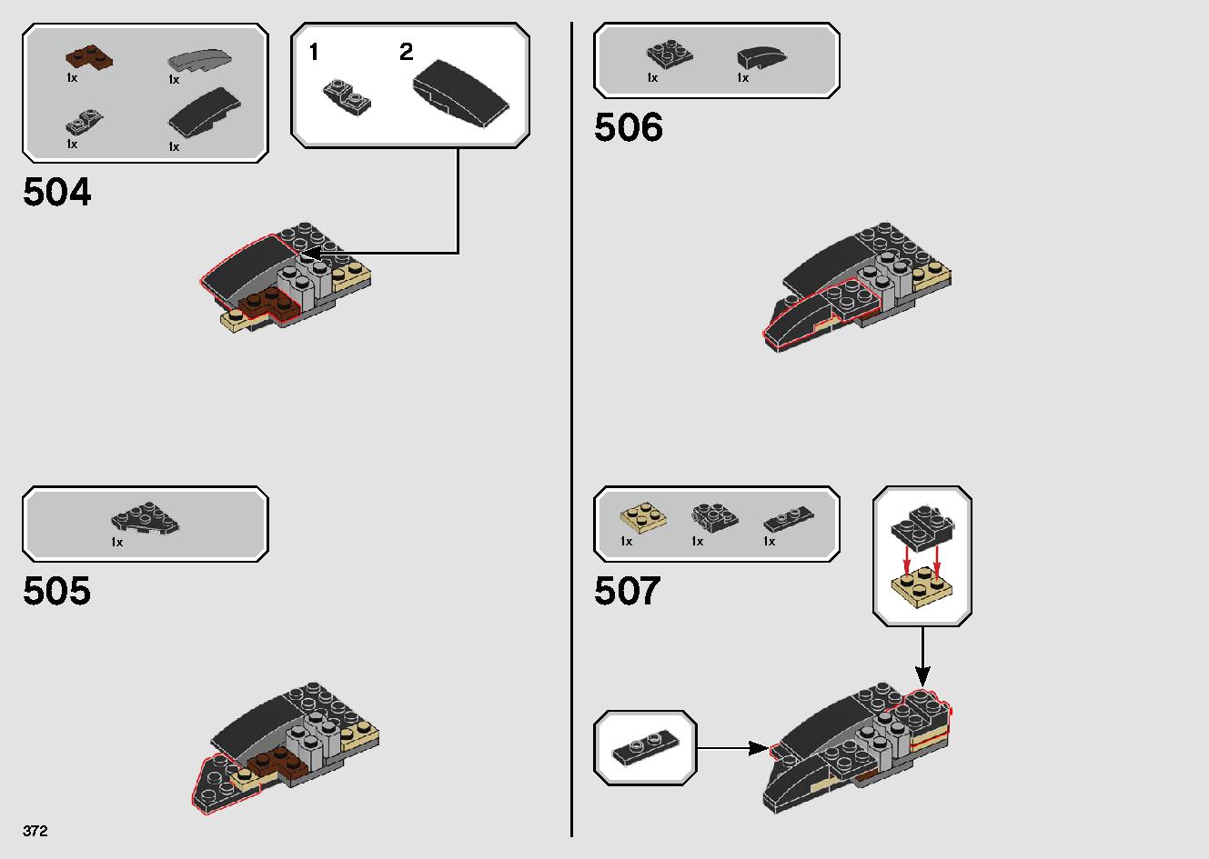 1989 Batmobile 76139 レゴの商品情報 レゴの説明書・組立方法 372 page