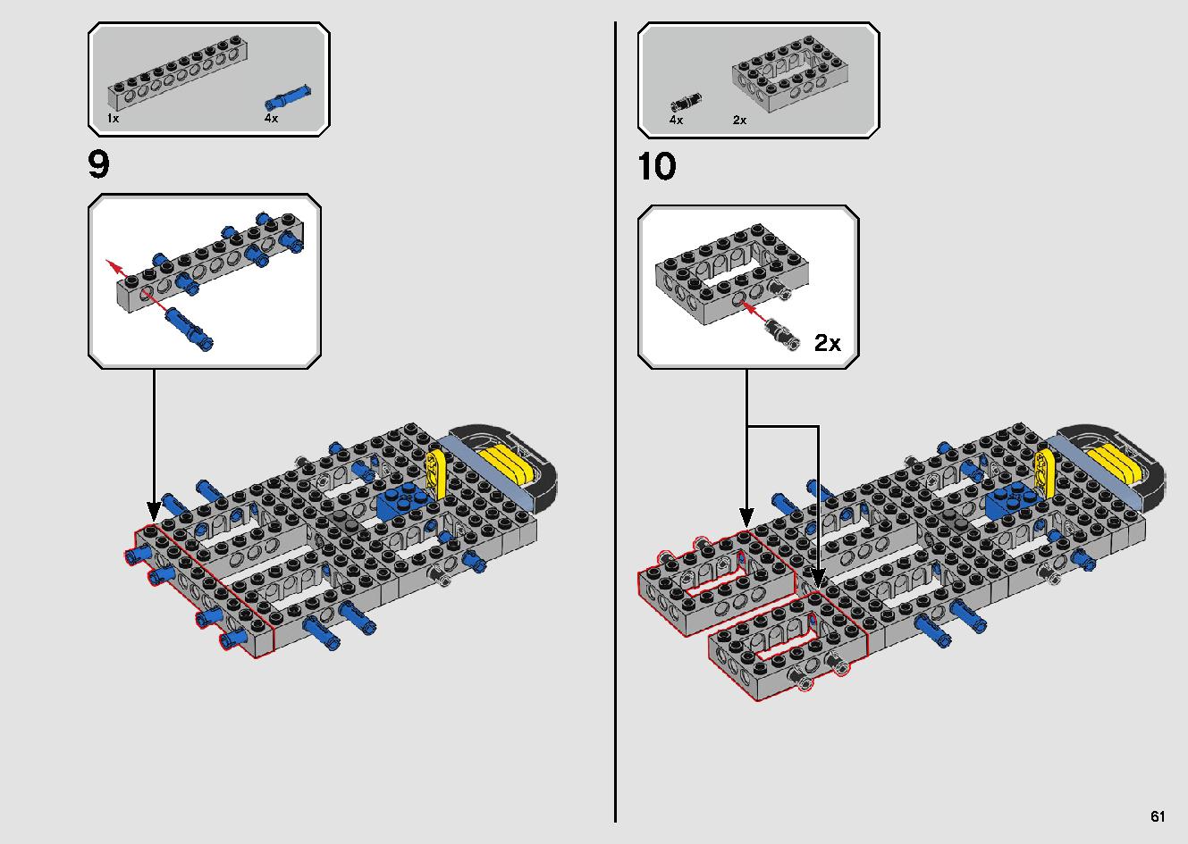 1989 Batmobile 76139 レゴの商品情報 レゴの説明書・組立方法 61 page