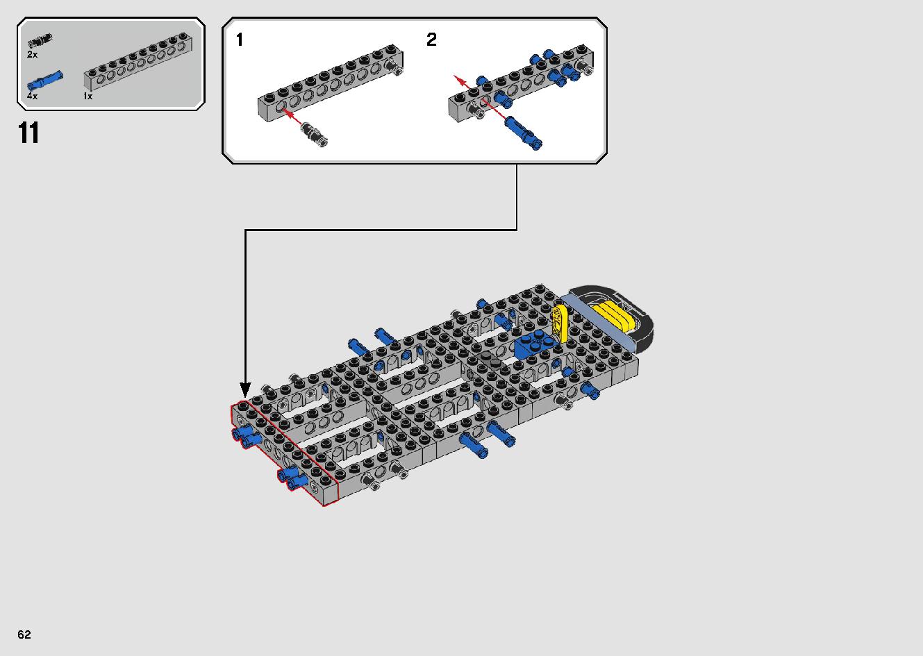 1989 Batmobile 76139 レゴの商品情報 レゴの説明書・組立方法 62 page