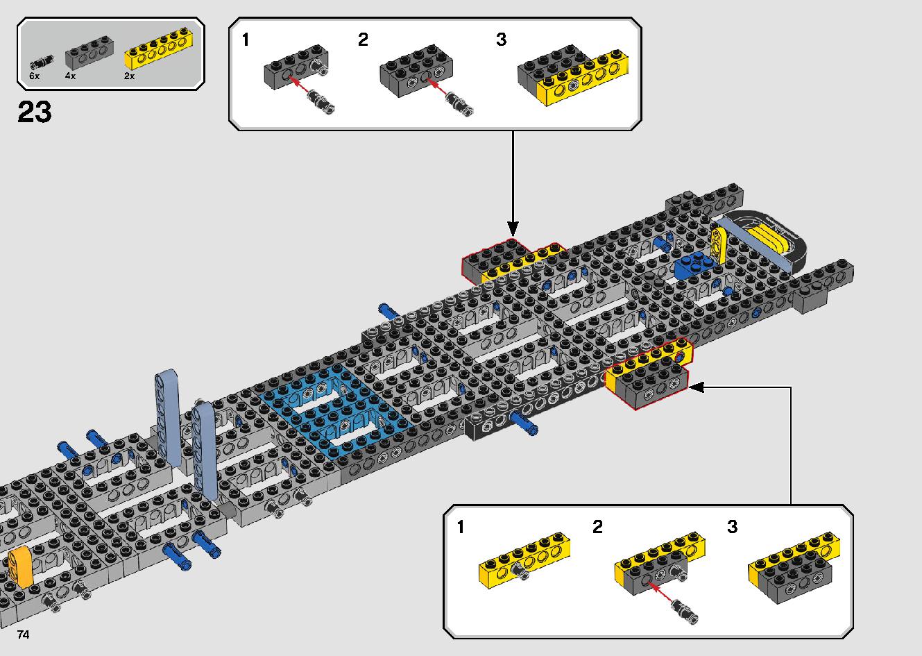 1989 Batmobile 76139 レゴの商品情報 レゴの説明書・組立方法 74 page