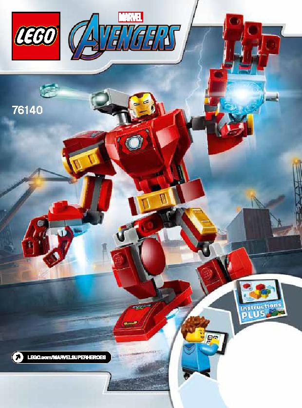 Iron Man Mech 76140 LEGO information LEGO instructions 1 page