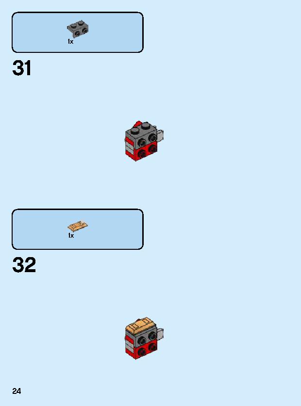 Iron Man Mech 76140 LEGO information LEGO instructions 24 page