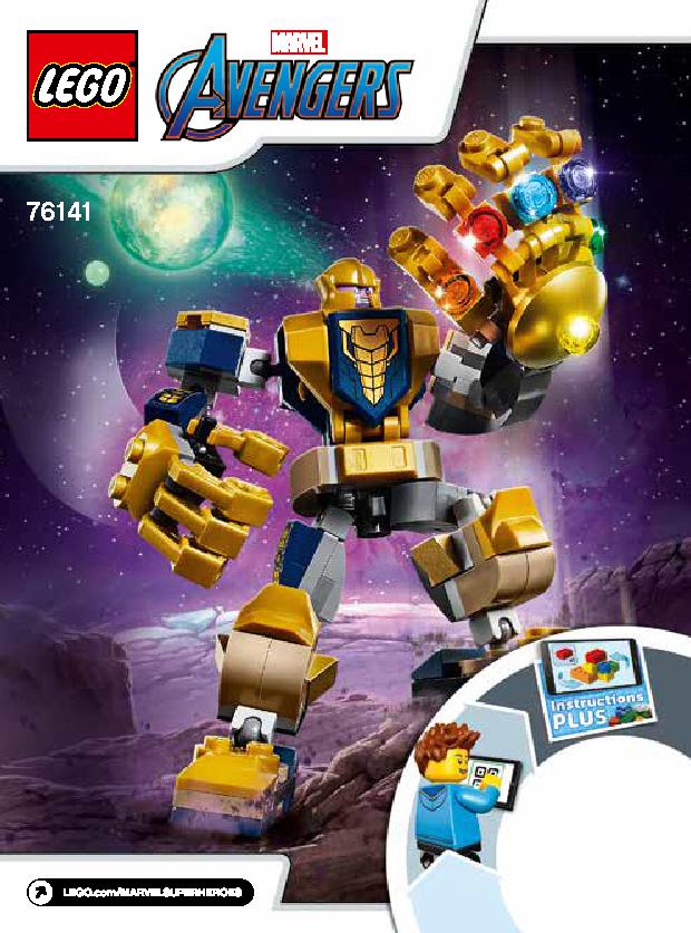 Thanos Mech 76141 LEGO information LEGO instructions 1 page