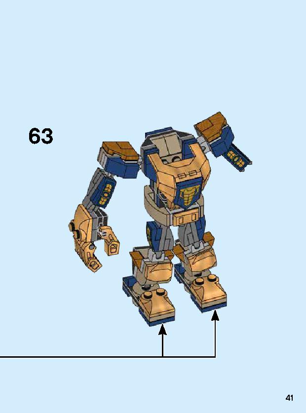 Thanos Mech 76141 LEGO information LEGO instructions 41 page