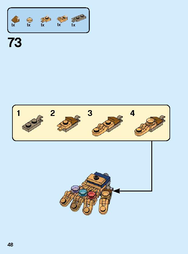 Thanos Mech 76141 LEGO information LEGO instructions 48 page