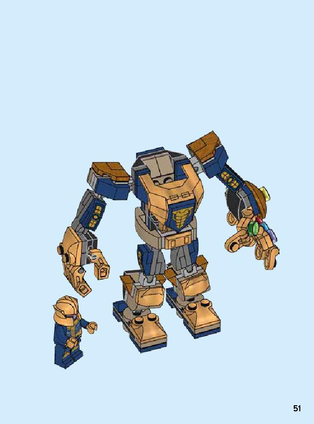 Thanos Mech 76141 LEGO information LEGO instructions 51 page