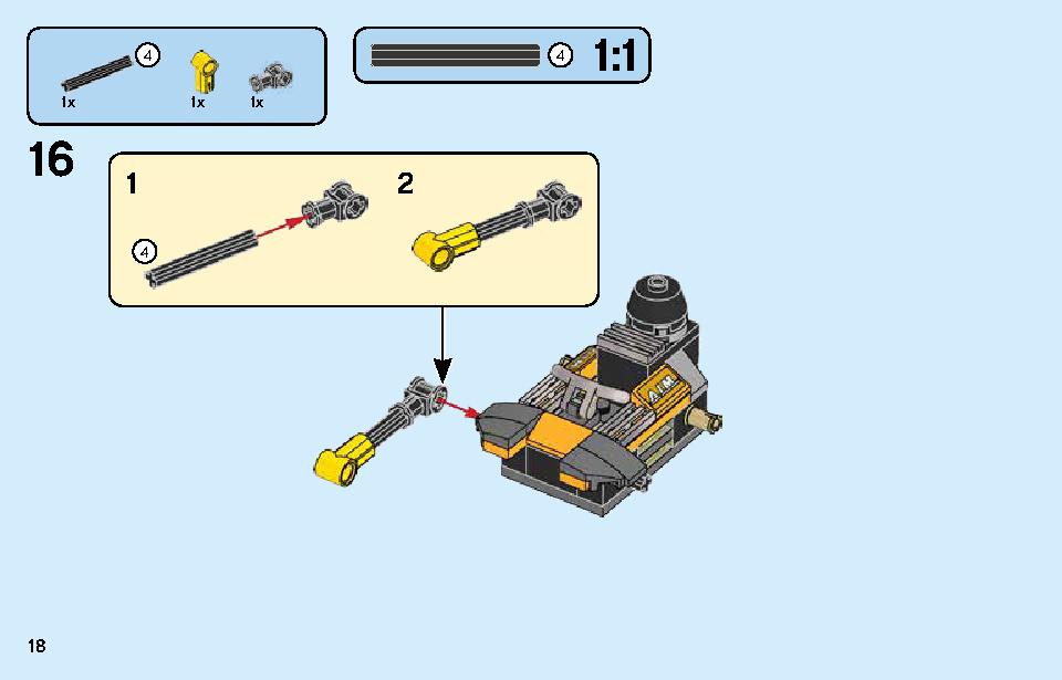 アベンジャーズ バトル・トラック 76143 レゴの商品情報 レゴの説明書・組立方法 18 page