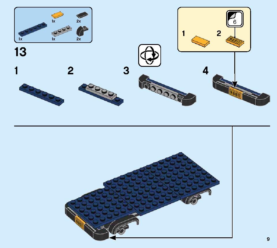 アベンジャーズ バトル・トラック 76143 レゴの商品情報 レゴの説明書・組立方法 9 page