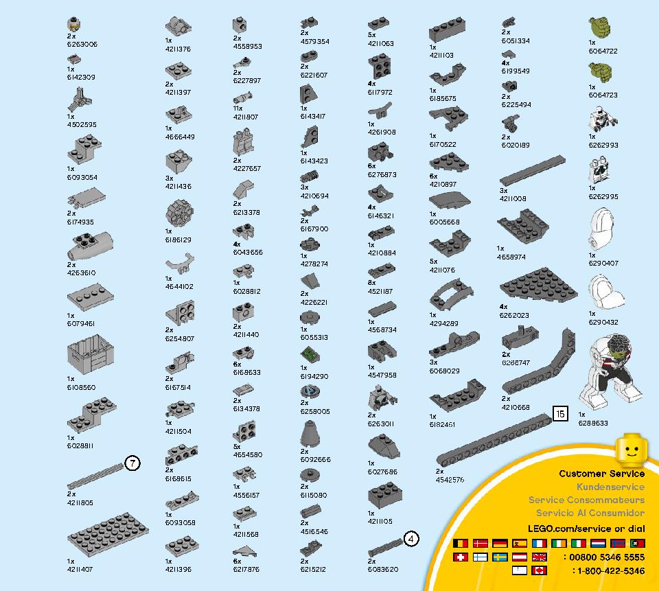 アベンジャーズ ハルクのヘリコプターレスキュー 76144 レゴの商品情報 レゴの説明書・組立方法 99 page