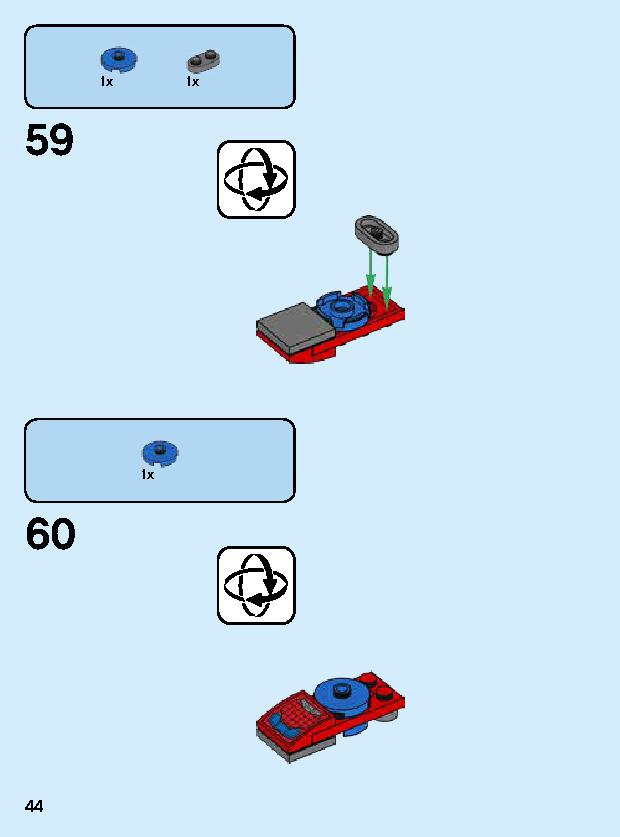 Spider-Man Mech 76146 LEGO information LEGO instructions 44 page