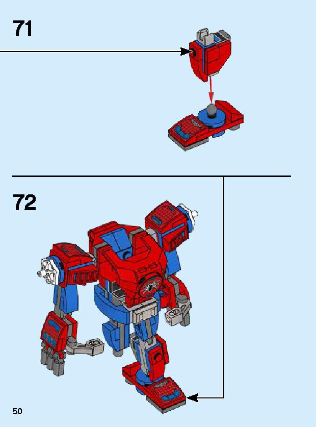 Spider-Man Mech 76146 LEGO information LEGO instructions 50 page