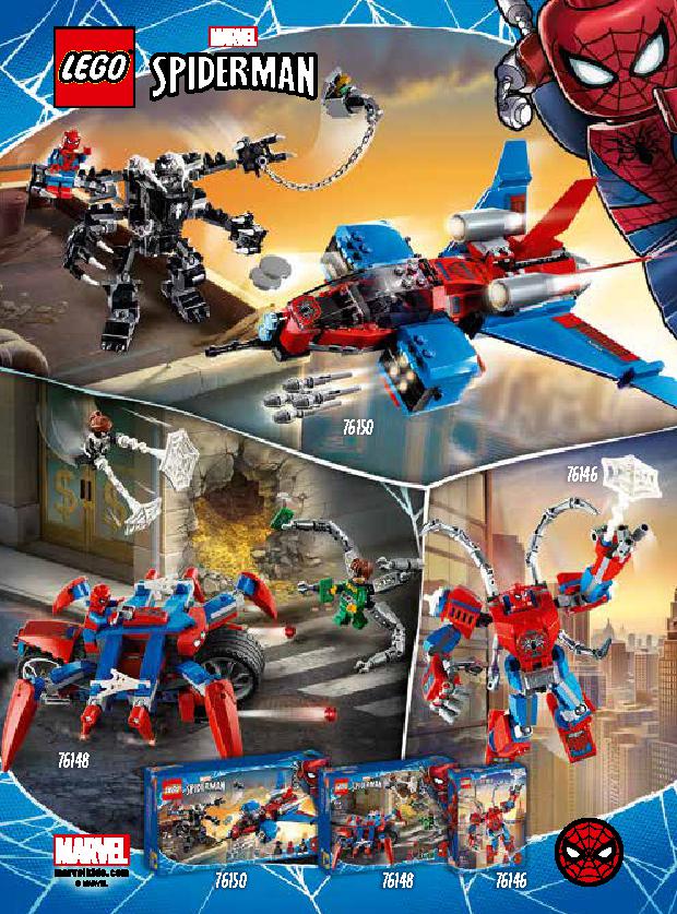 Spider-Man Mech 76146 LEGO information LEGO instructions 65 page