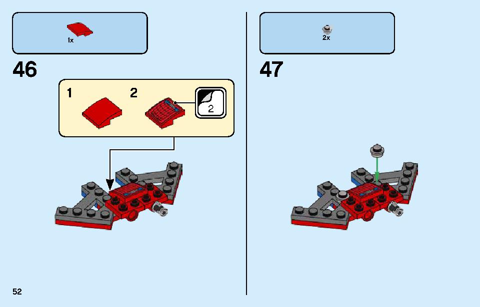 スパイダーマン vs. ドクター・オクトパス 76148 レゴの商品情報 レゴの説明書・組立方法 52 page